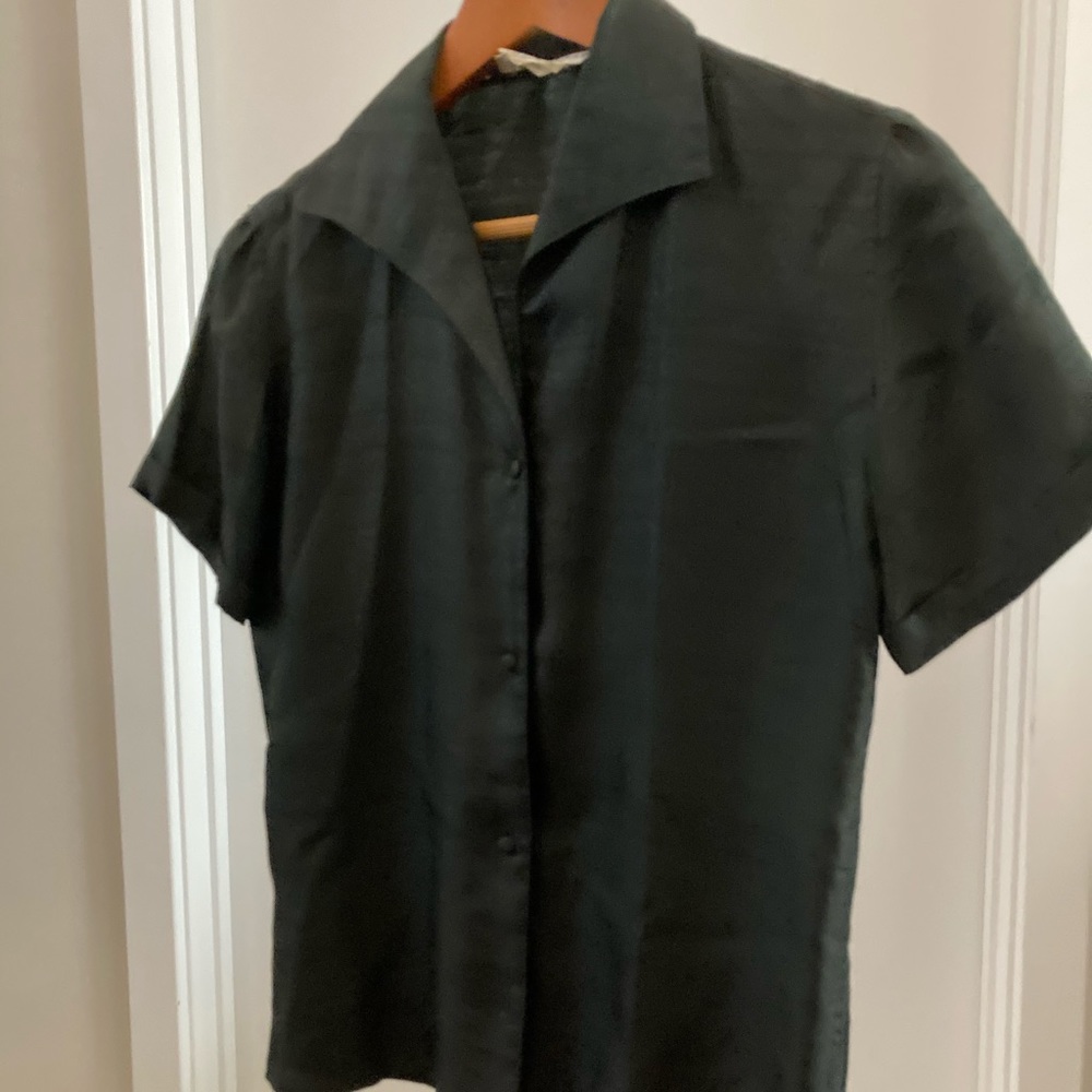 Vintage Pucci black silk blouse
